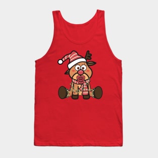 Baby Red Nosed Reindeer Tank Top